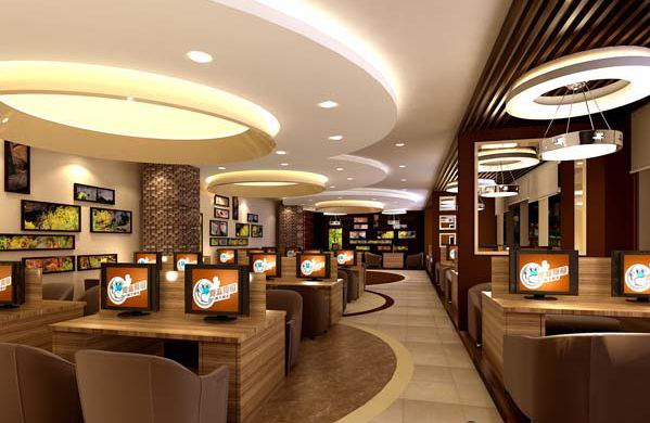 網(wǎng)吧裝修小技巧，教你三招花最少的錢達(dá)到最好(圖1)