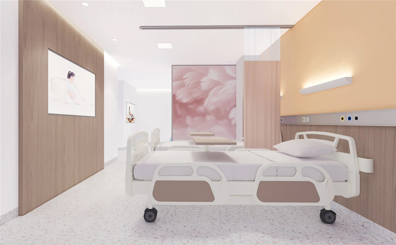 【醫(yī)院案例】婦產醫(yī)院這樣設計，簡而不失其華！(圖2)